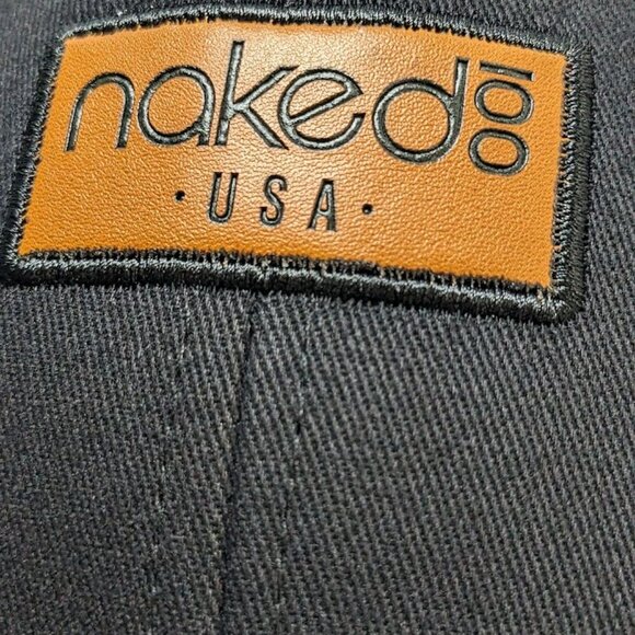Naked 100 Los Angeles Black Brown Logo Basic Cap Hat Adjustable Size NEW - Picture 4 of 10